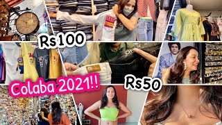 Best COLABA Shopping 2021  Try On Haul  After lockdown Best Shops [upl. by Arries]