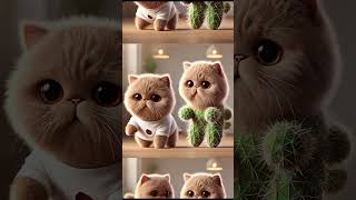 The CactusCat Transformation A Quirky Adventure cat cute funny [upl. by Tima]