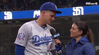 Corey Seager Postgame Interview  Dodgers vs Padres [upl. by Anaeel725]