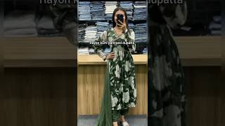 Trendy Rayon Anarkali Kurti trending fashion shorts videos rayonkurti [upl. by Suirad865]