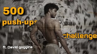 500 pushups challenge David goggins mindset 🔱 [upl. by Effy]