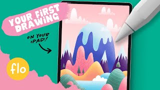 PROCREATE Easy Drawing for Beginners  Step by Step Procreate Tutorial [upl. by Divadnhoj173]