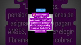 👉 Jubilados Pensionados y Titulares de Asignaciones Fliares AUH podrán elegir el lugar de cobro [upl. by Elinore]