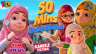 Kaneez Fatima Cartoon Series Compilation  Episodes 16 to 27  3D Animation Urdu Stories For Kids [upl. by Nylcaj]