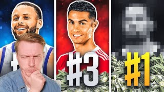 Top 15 Highest Paid Athletes In All Of Sports  British Guys Reaction [upl. by Annaig284]