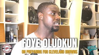 Jacksonville Jaguars LB Foye Oluokun on Facing the Cleveland Browns [upl. by Sutphin]