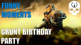 Halo 5 Funny Moments  Grunt Birthday Party Subtitles [upl. by Yauqram717]