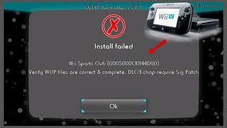 FIx Sig Patch Error In 40 Seconds For Wii U Aroma [upl. by Donelson59]