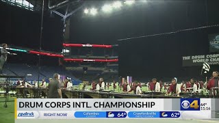 Drum Corps International World Championship fills Lucas Oil Stadium [upl. by Drhcir46]