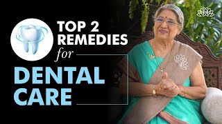 2 Natural Way to Remove Dental Plaque Without Going to Dentist  Best Home Remedies for Oral Hygiene [upl. by Tindall]