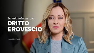 La mia intervista a Dritto e Rovescio  7 marzo 2024 [upl. by Torres]