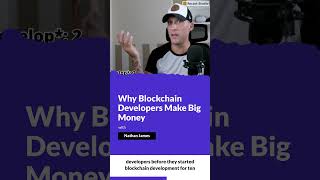 Why blockchain developers make big money [upl. by Ward132]