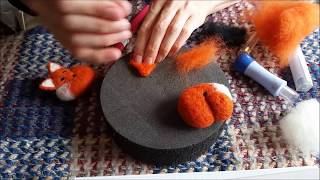 Needle Felting Animals  Felt Fox Tutorial for Beginners  Intermediate by Apulina Felted Animals [upl. by Eelame]