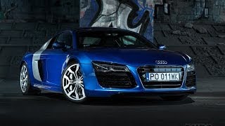 New Audi R8 V10 2013  test trailer [upl. by Chaddie]