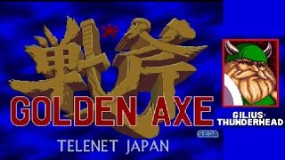 Golden Axe  Gilius Thunderhead PC Engine CD story and bosses [upl. by Enitsirc]