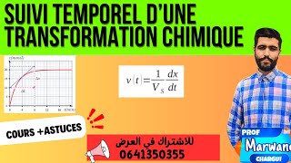 suivi temporel dune transformations chimiquesvitesse volumique  2BAC SM PCCours Astuces [upl. by Plath]