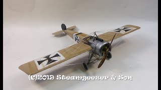 Building the Eduard 148 scale Fokker E II Eindecker Weekend edition [upl. by Ajin]