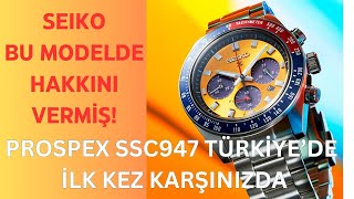 Seiko SSC947 İncelemesi  Güneş Enerjili Speedtimer Pogue [upl. by Gabler122]