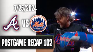 Mets Fan Reaction Game 102  ATL2 NYM3 MCNEIL WALKS IT OFF VS THE BRAVES [upl. by Ard]