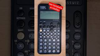 Wertetabelle erstellen Casio fx991DE CW Taschenrechner mathematics schule shorts [upl. by Honniball100]