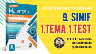 Bilgi Sarmal 9 Sınıf Matematik  1 Tema 1 Test [upl. by Klarrisa]