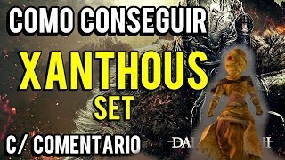 Dark Souls 2  Como Conseguir o XANTHOUS SET C COMENTARIO HD [upl. by Haissem994]