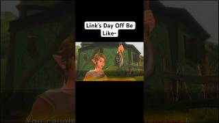 Link never gets rest in Zelda😭 zelda shorts [upl. by Coltson913]