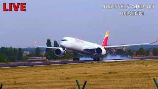 LIVE AT BRUSSELS AIRPORT BELGIUM EBBR PLANE SPOTTING  29092022 [upl. by Ysdnyl618]