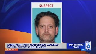 Amber Alert canceled after toddler found safe in West Covina suspect in custody [upl. by Olsen]