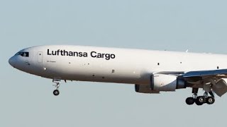 Lufthansa MD11F butter landing in RFS 78FPM swiss001landings read description 👇 [upl. by Alwin33]