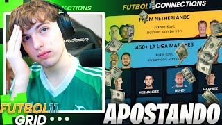 APOSTANDO DINERO EN FUTBOL 11  DAVOO XENEIZE JUEGA FUTBOL 11 [upl. by Yetta979]