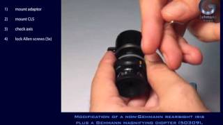 Iris non Gehmann magnifying diopter adapter and CLS [upl. by Eselehs419]