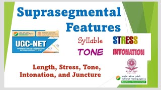 Suprasegmental Features Length Stress Tone Intonation And Juncture [upl. by Ettellocin459]