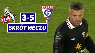 1 FC Köln  Górnik Zabrze 35 skrót meczu  Mecz pożegnalny Podolskiego  kulisy 2024 [upl. by Yentrac450]