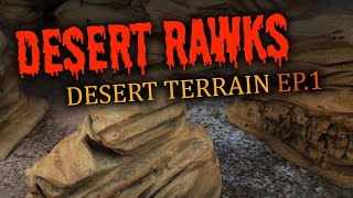 MINIATURE TERRAIN TUTORIAL  Desert Rocks DESERT TERRAIN EP1 [upl. by Heindrick627]