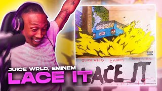 TRASH or PASS Juice WRLD Eminem amp benny blanco  Lace It  REACTION [upl. by Odnala]