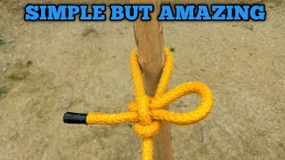 AMAZING KNOT VERY SIMPLE TO TIE AND UNTIE [upl. by Terza]