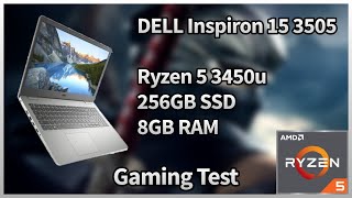 DELL Inspiron 15 3505  Ryzen 5 3450u  Gaming Test 1 [upl. by Piwowar779]