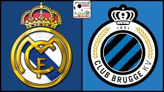 REAL MADRID VS BRUJAS EN VIVO  CHAMPIONS LEAGUE  AUDIO Y GRAFICA [upl. by Namie]