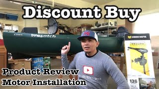 Discount Buy Wasatch Canoe and Minn Kota Trolling Motor [upl. by Lambard670]