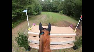 Gopro Cross country eventing training level 7102022 [upl. by Airamalegna]