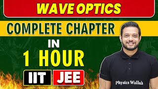 WAVE OPTICS in 1 Hour  Complete Chapter For JEE MainAdvanced [upl. by Kemeny]