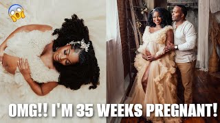 😱OMG Im 35 Weeks PREGNANT🤰🏾Updates First Christmas in Our New Home VLOG🏡 Msnaturally Mary [upl. by Nanerb]