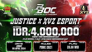 🔴LIVE POINT BLANK  PBOC JUSTICE x XYZ S1 [upl. by Hibbs]