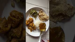 Simple chicken THALI 🍽️ [upl. by Analed]