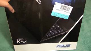 Asus K52 Notebook Unboxing [upl. by Youngman]