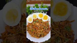 Chicken chowmein recipe shorts chickenchowmeinrecipe food [upl. by Uzzi]