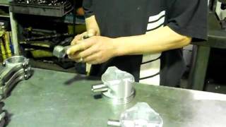 How to assemble pistons and conrods [upl. by Houser]