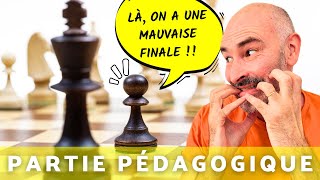 Défense Caro Kann 9  Ma structure de pions est mauvaise je dois éviter la finale… [upl. by Attiuqram]