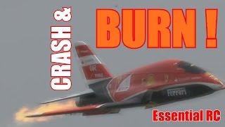 RC radio control airplane CRASH amp BURN compilation [upl. by Acima]